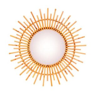 Cane Sunburst Mirror