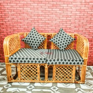 Rattan Two Seater Sofa