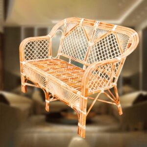 Rattan Two Seater Sofa